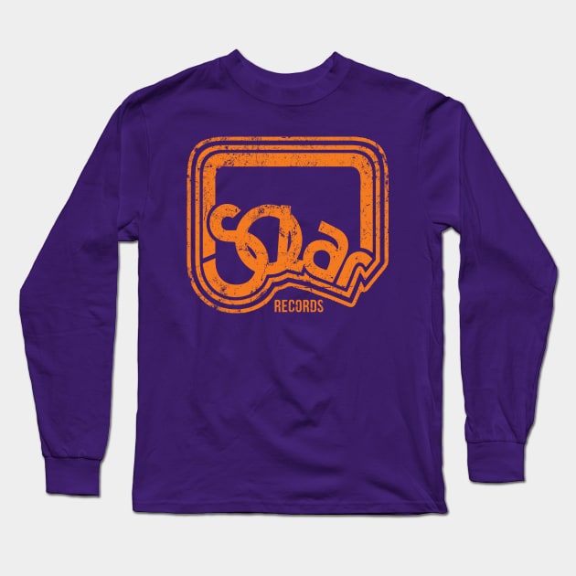 Solar Records Long Sleeve T-Shirt by MindsparkCreative